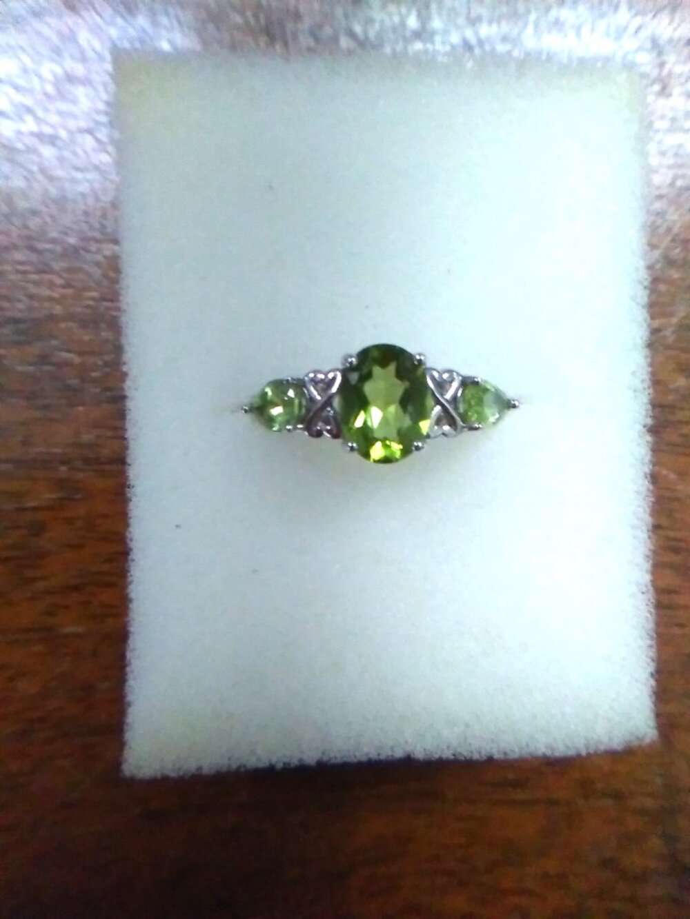Peridot Silver Ring